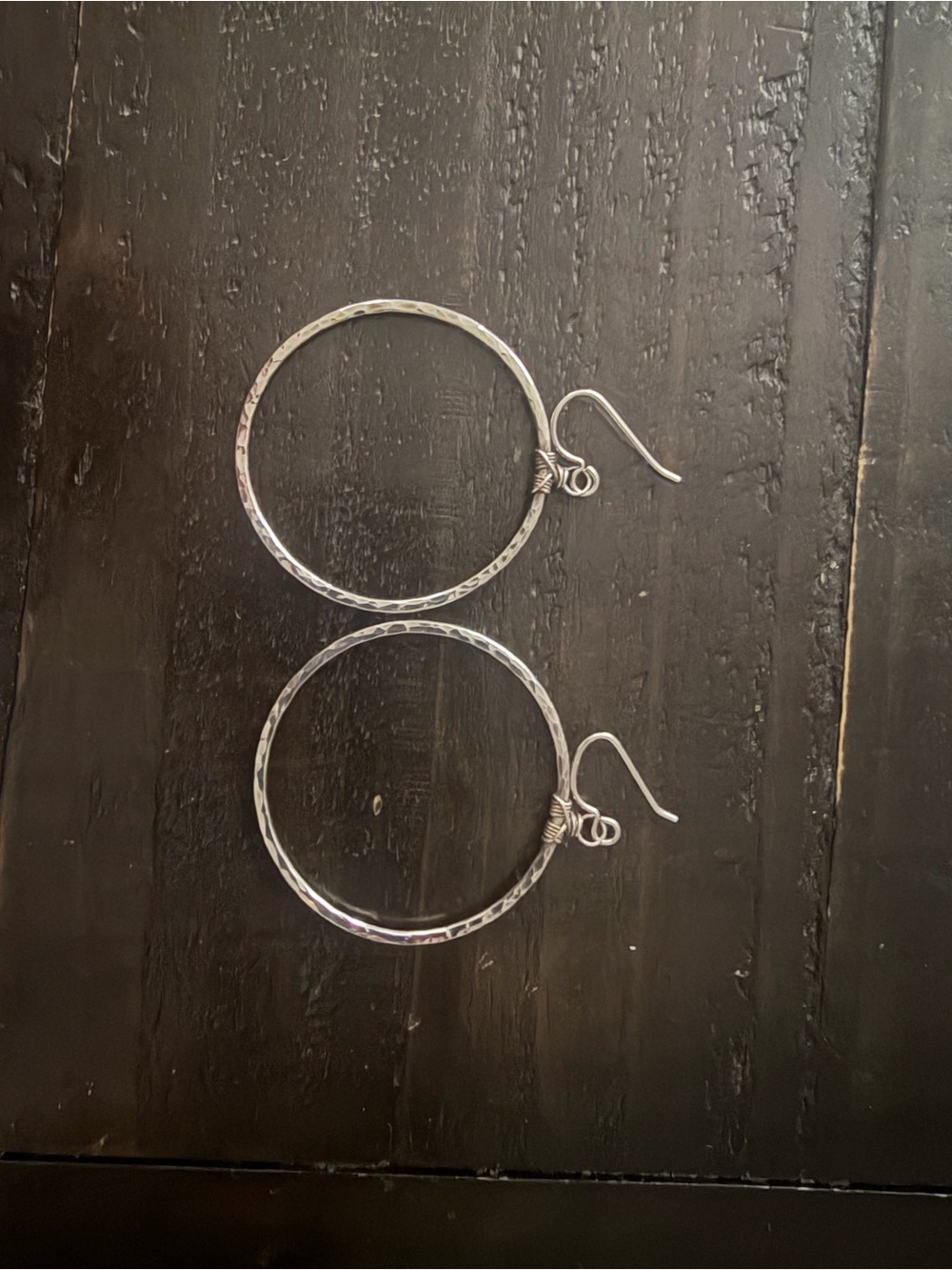 James Michelle Boho Silver Hoop Drop Earrings for Women